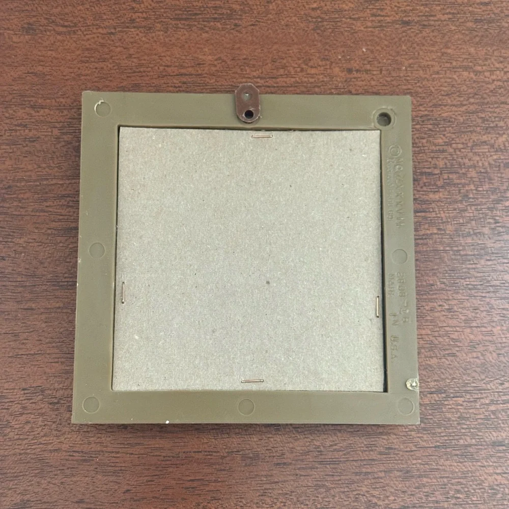 Vintage MCM Burwood Gold Tone Wall Mirror Set